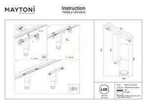ELTI TR005-4-12W-DS-B busbar spotlight Maytoni small 7