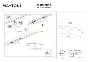 RELAX TR107-2-5W3K-W bus light Maytoni small 5