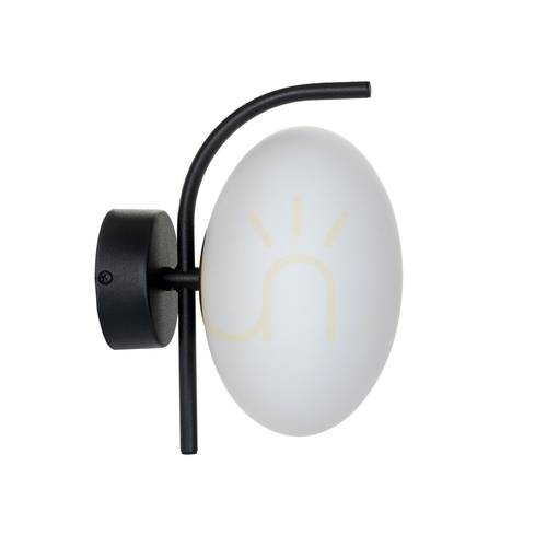 Check Wall lamp Zuma Line OMI 1201 black LED