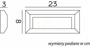 Outdoor Wall Lamp SU-MA MUR PC 2502C DG Dark Ash LED 3W IP65 small 3