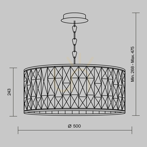 GELID pendant lamp MOD184-PL-04-CH Maytoni small 7