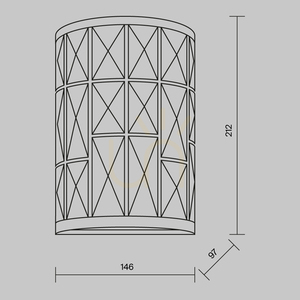 GELID wall lamp MOD184-WL-01-CH Maytoni small 6