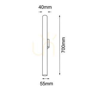 Wall Light Antigo Akadi K Polished Brass 70 cm 2-Light 8878 small 1
