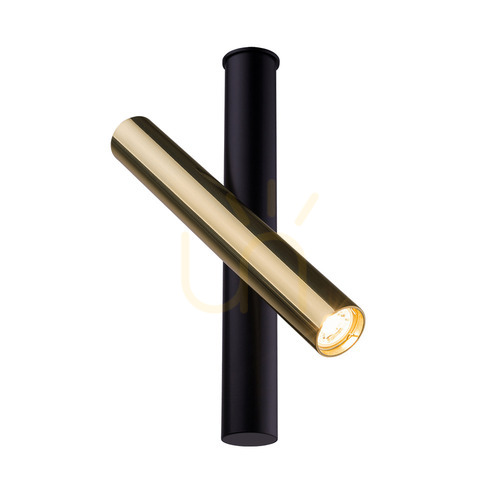 Check Spotlight Antigo Akadi R1 Polished Brass Black MR11 304 mm 8893
