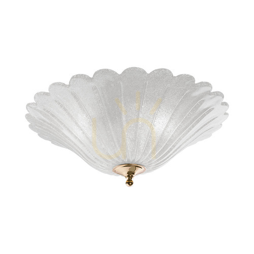 Check Ceiling Light Antigo Bacelo 45 Brass Glass 3-Light E27 Polished Brass 8159