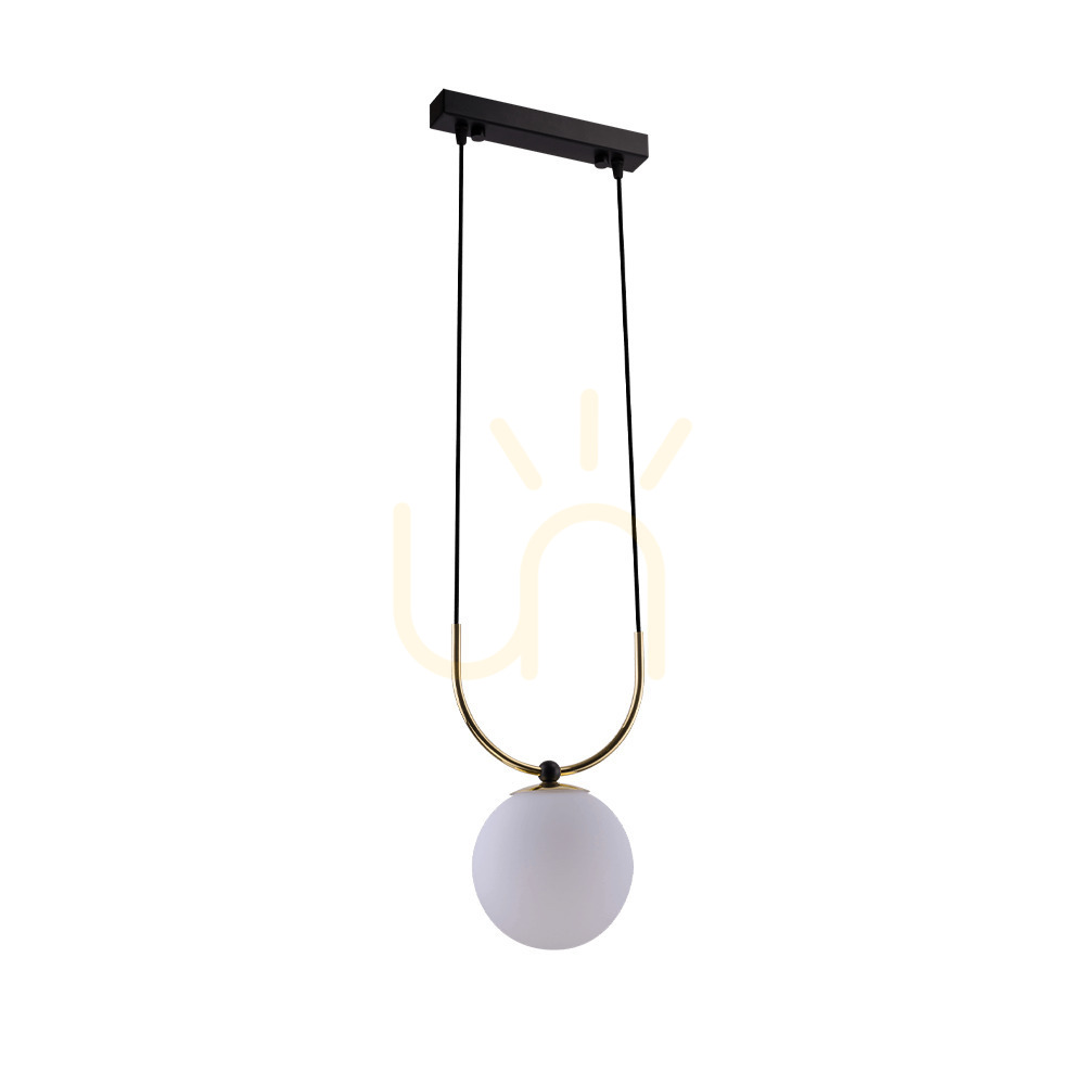 Pendant Light Antigo Balos Polished Brass Black E14 100 cm 8162