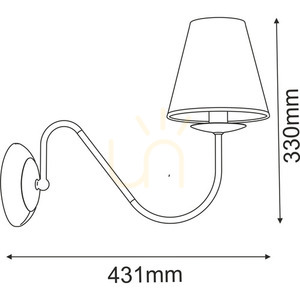 Wall Light Antigo Deria K 4011 Platinum Black E14 LED small 1