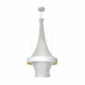 Pendant Light Antigo Dota A White 60 cm Cotton Steel LED E27 5034 small 0