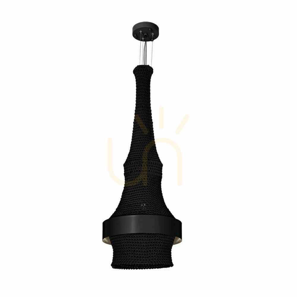Pendelleuchte Antigo Dota I schwarz 40 cm 2-flammig LED E27 5036