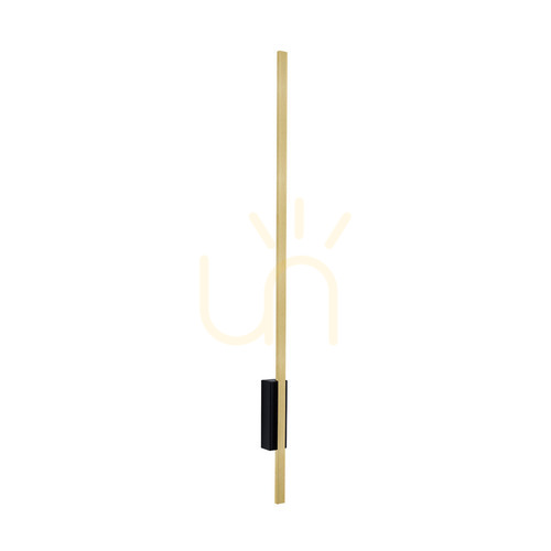 Check Wall Light Antigo Ebora 900mm Matte Brass Black LED 3000K 8241