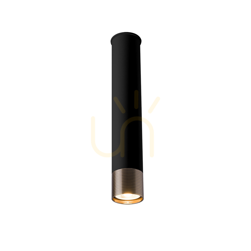 Ceiling Light Antigo Eido Black Patina GU10 35 cm Brass Steel 8250
