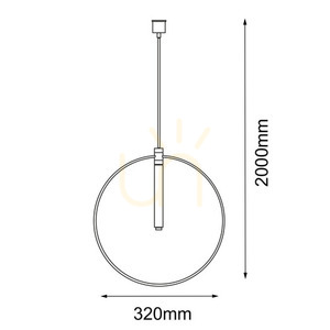 Pendant Light Antigo Faro Polished Brass 32 cm LED G9 8290 small 1