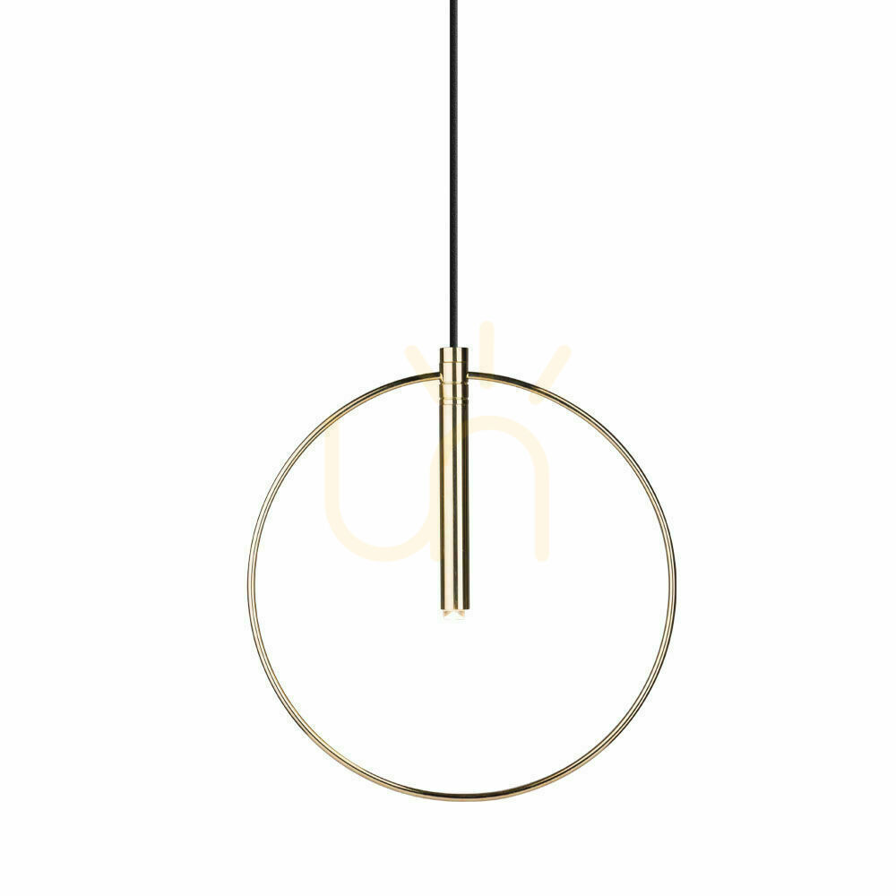 Pendelleuchte Antigo Faro rund Messing poliert 32 cm LED G9 8290