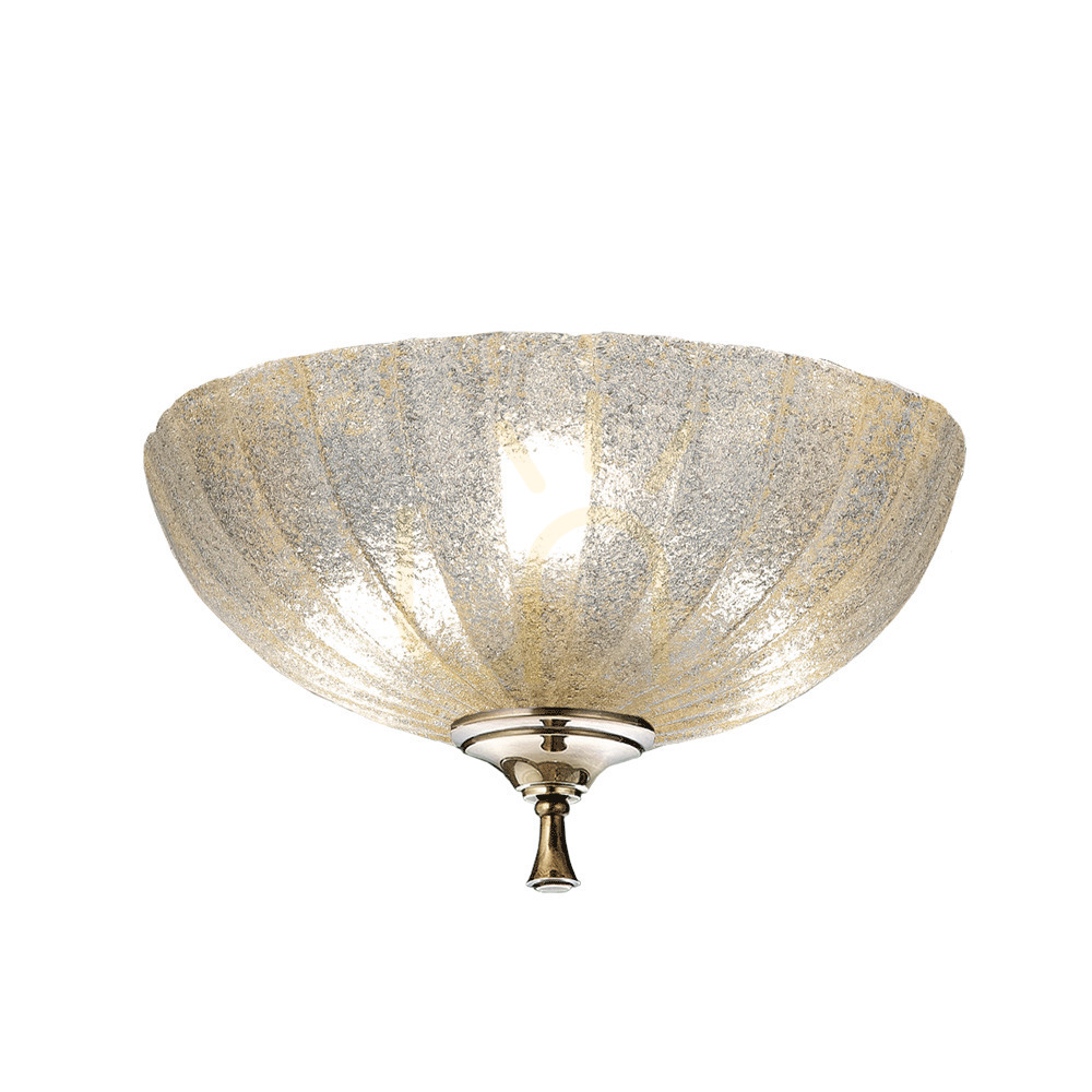 Ceiling Light Antigo Granada Patina Gloss 36 cm Glass Brass 8331
