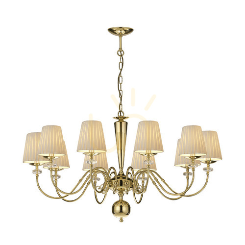 Check Pendant Light Antigo Lilosa 10 Brass LED E14 97 cm 8683
