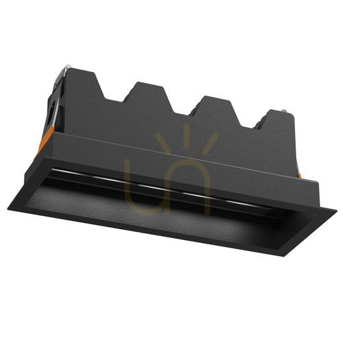 Check Recessed LED Luminaire Antigo A-Glare 5 Black 3000K 3046