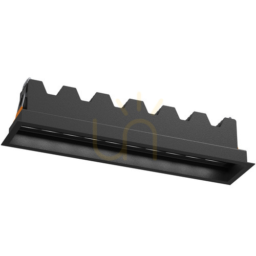Check Recessed Luminaire Antigo A-Glare 10 Black LED 3000K 31.6 cm 3050
