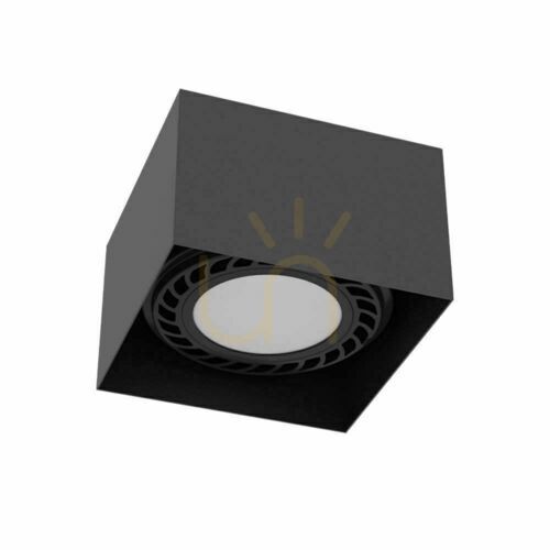 Check Ceiling Light Antigo Cage Black 12.2 cm Steel LED ES111 1267