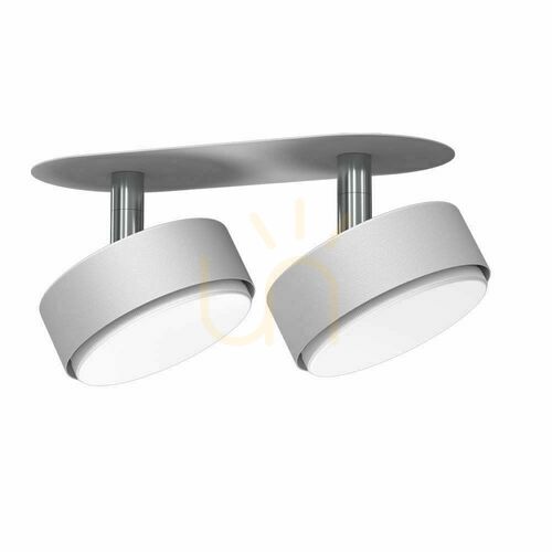 Check Recessed ceiling light Antigo Drop In 2 white GX53 LED steel 3276