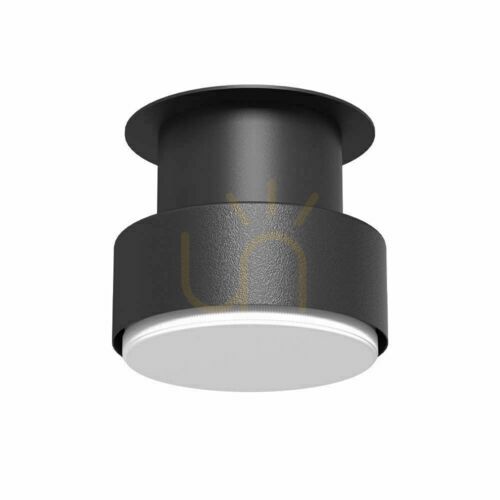 Check Ceiling Light Antigo Etna Black GX53 8 cm Steel 1265