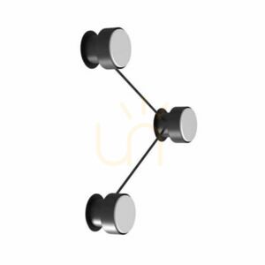 Wall Light Antigo Etna 3 Black Steel GX53 LED 1023 small 0