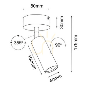 Spotlight Antigo Point 40 Move White Steel LED MR11 2285 small 1