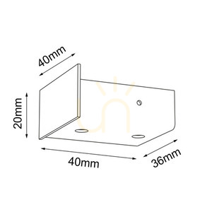 Track Light End Cap Antigo Line Move White Steel 1022 small 1