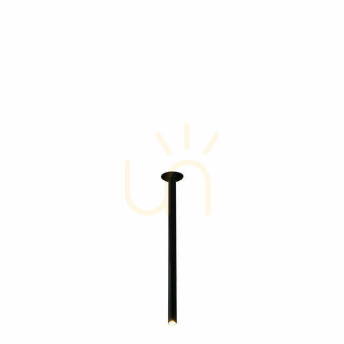 Check Recessed Light Antigo Alha T Black Steel LED G9 70 cm 9000