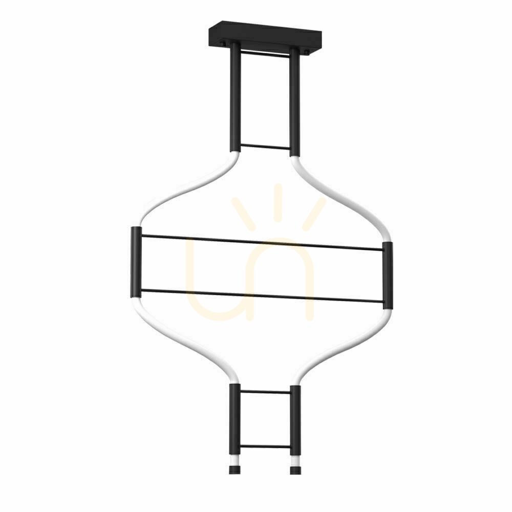 Pendelleuchte Antigo Alha S 2 LED schwarz 57 cm 3000K 9052