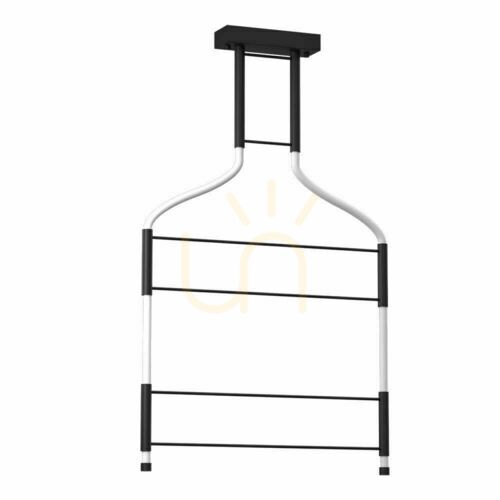 Check Pendant Light Antigo Alha S 2 Black LED 57 cm Steel 9057