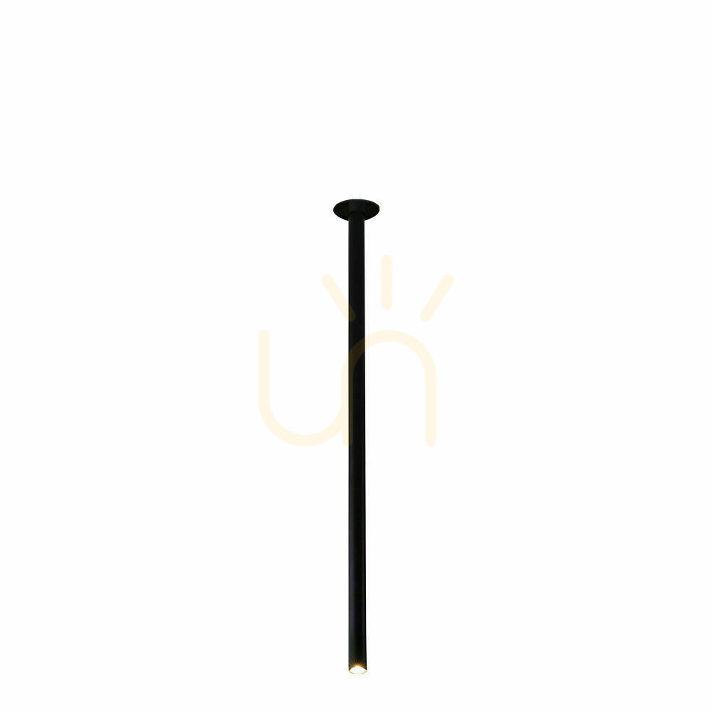 Recessed Luminaire Antigo Alha T Black Steel 100 cm G9 LED 9093