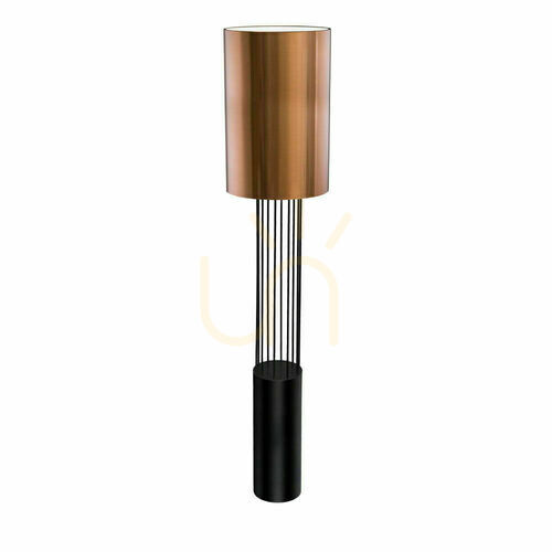 Check Floor Lamp Antigo IHI Black Copper E27 189 cm 9475