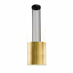 Pendant Light Antigo IHI Black Brass 48 cm E27 LED 9492 small 0