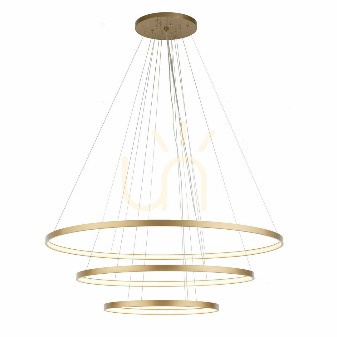 Pendelleuchte Antigo Agari Multi 3 LED gold matt 117 cm 6-flammig 5421