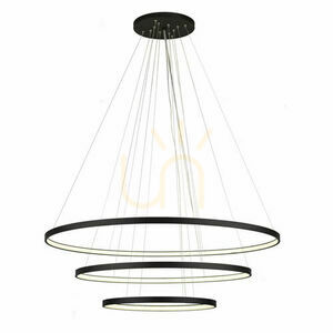 Pendant Light Antigo Agari Multi 3 Black LED 117 cm 6-Light 4000K 5431 small 0