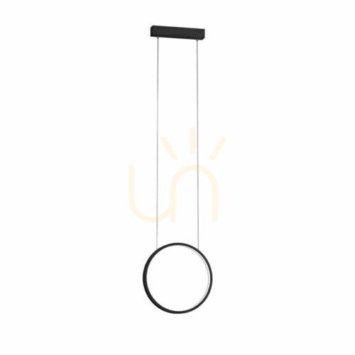 Check Pendant Light Antigo Agaro 27 Black LED 27 cm 5307