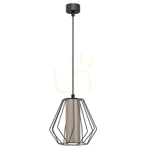 Pendant Light Antigo Alkaza Black Steel GU10 19.3 cm 5023 small 0