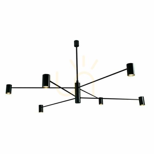 Check Pendant Light Antigo Dakata 6 Black 124.5 cm MR11 LED 5638