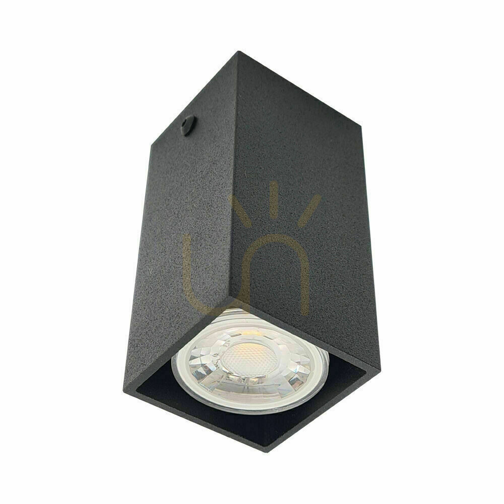 Ceiling Light Antigo Doha Black Steel 8 cm MR11 LED 1095