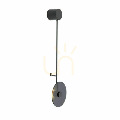 Check Wall Light Antigo Furano I Black 68 cm Aluminum MR11 LED 4036