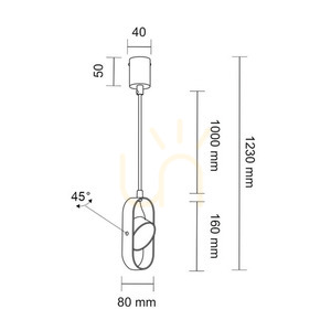 Pendant Light Antigo Furoku 1 Black LED 4000K 123 cm 8537 small 1