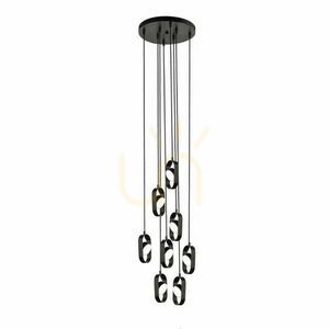Pendant Light Antigo Furoku 8 Black LED 4000K 8539 small 0
