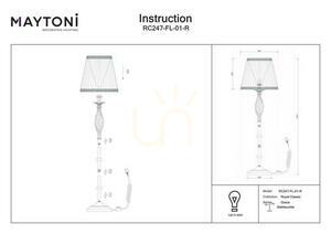GRACE floor lamp RC247-FL-01-R Maytoni small 4