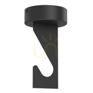 Mounting Bracket Antigo Hebi Black Steel 12x6 cm 5062 small 0