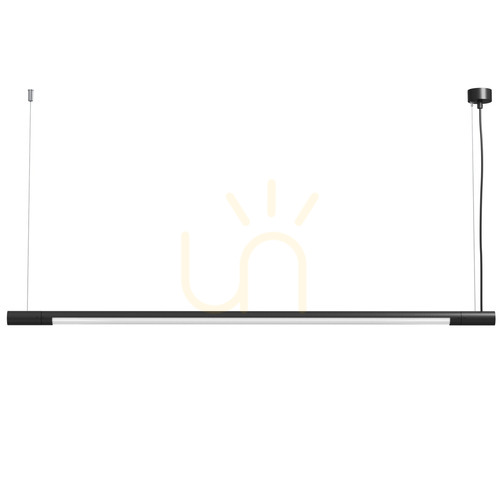 Check Pendant Light Antigo Ibara Z Black LED T5 130 cm Steel 5054