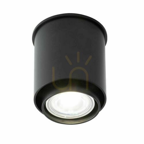 Check Ceiling Light Antigo Iga Black GU10 9.5 cm 1115