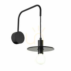 Wall Light Antigo Ikeda K Black 35 cm E27 LED 7978 small 0