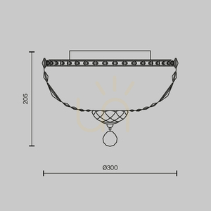 Plafond BASFOR DIA100-CL-03-G Maytoni small 4