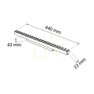 Spotlight Antigo Komatsu magnetic black LED 44 cm 4000K 6566 small 1