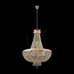 Maytoni BELLA DIA750-TT50-WG Chandelier gold 8 × E14 60 W Ø50 cm height 85–174 cm small 2